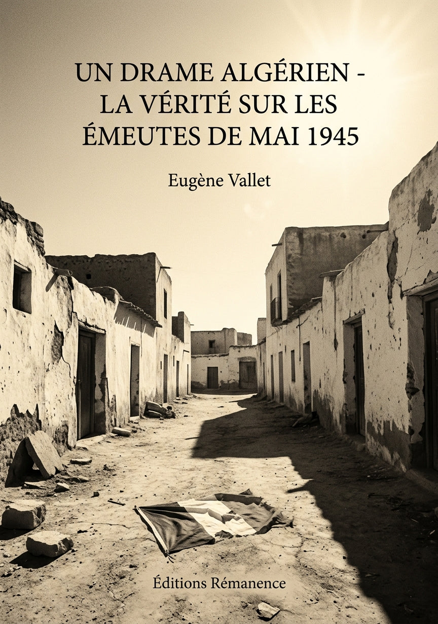 Un drame algérien - la vérité sur les émeutes de mai 1945 - Eugène Vallet (Couverture)