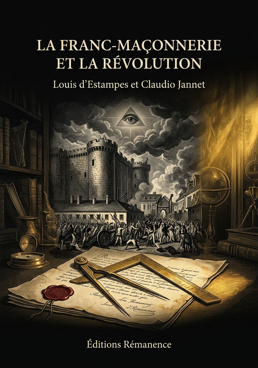 La Franc-Maçonnerie et la Révolution - Louis d'Estampes et Claudio Jannet (Couverture)