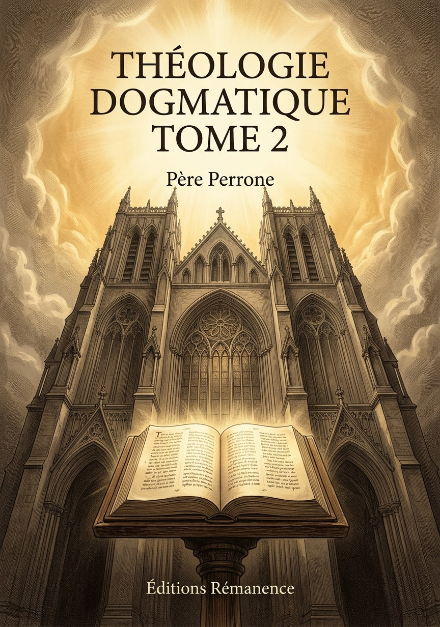 Théologie dogmatique Tome 2 - Père Perrone (Couverture)
