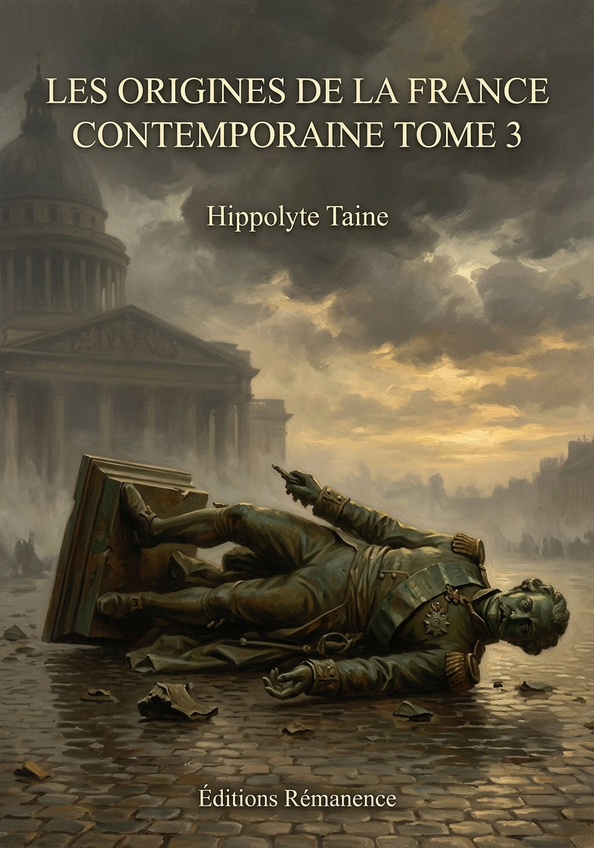 Les origines de la France contemporaine Tome 3 - Hippolyte Taine (Couverture)