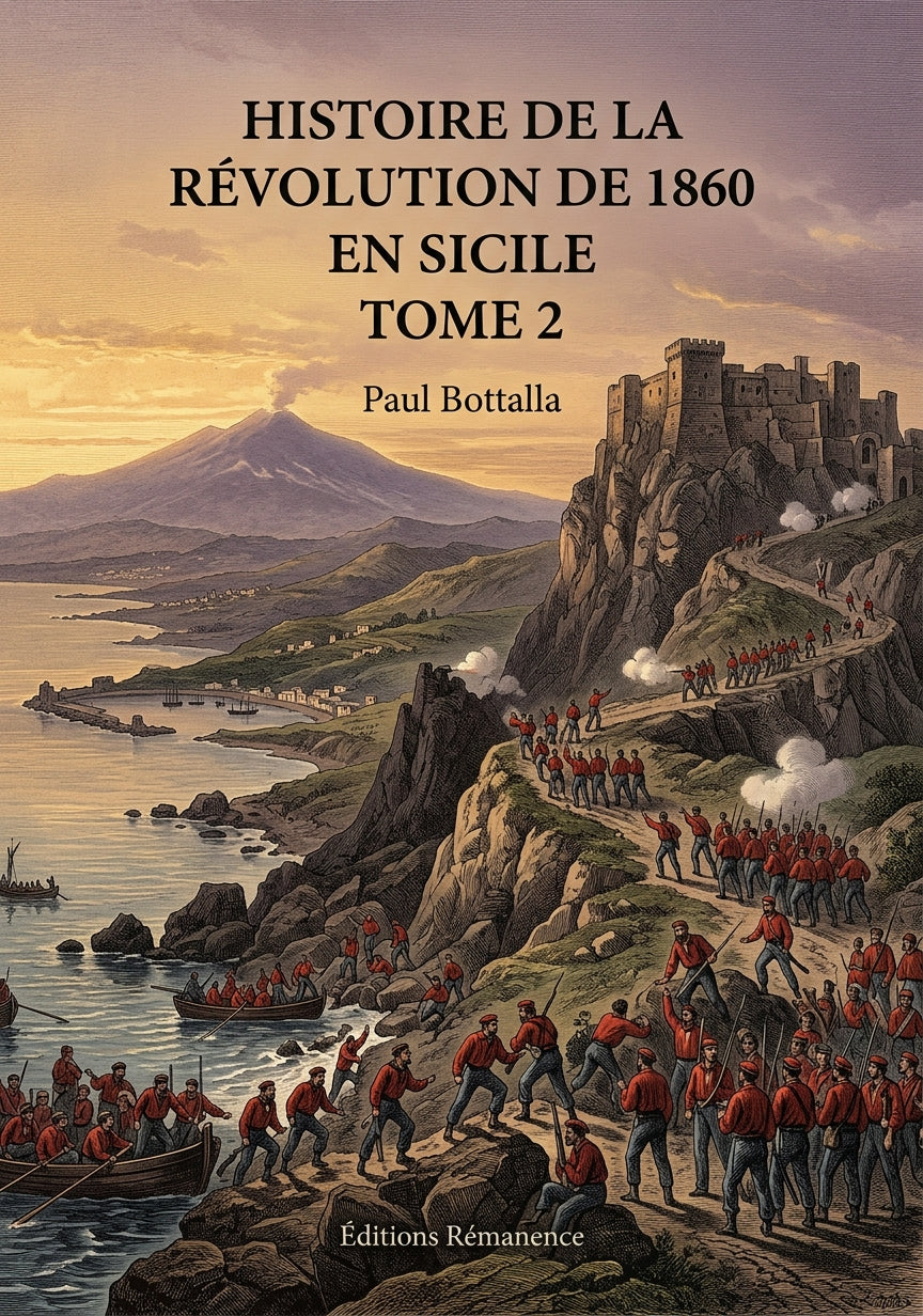 Histoire de la révolution de 1860 en Sicile Tome 2 - Paul Bottalla (Couverture)