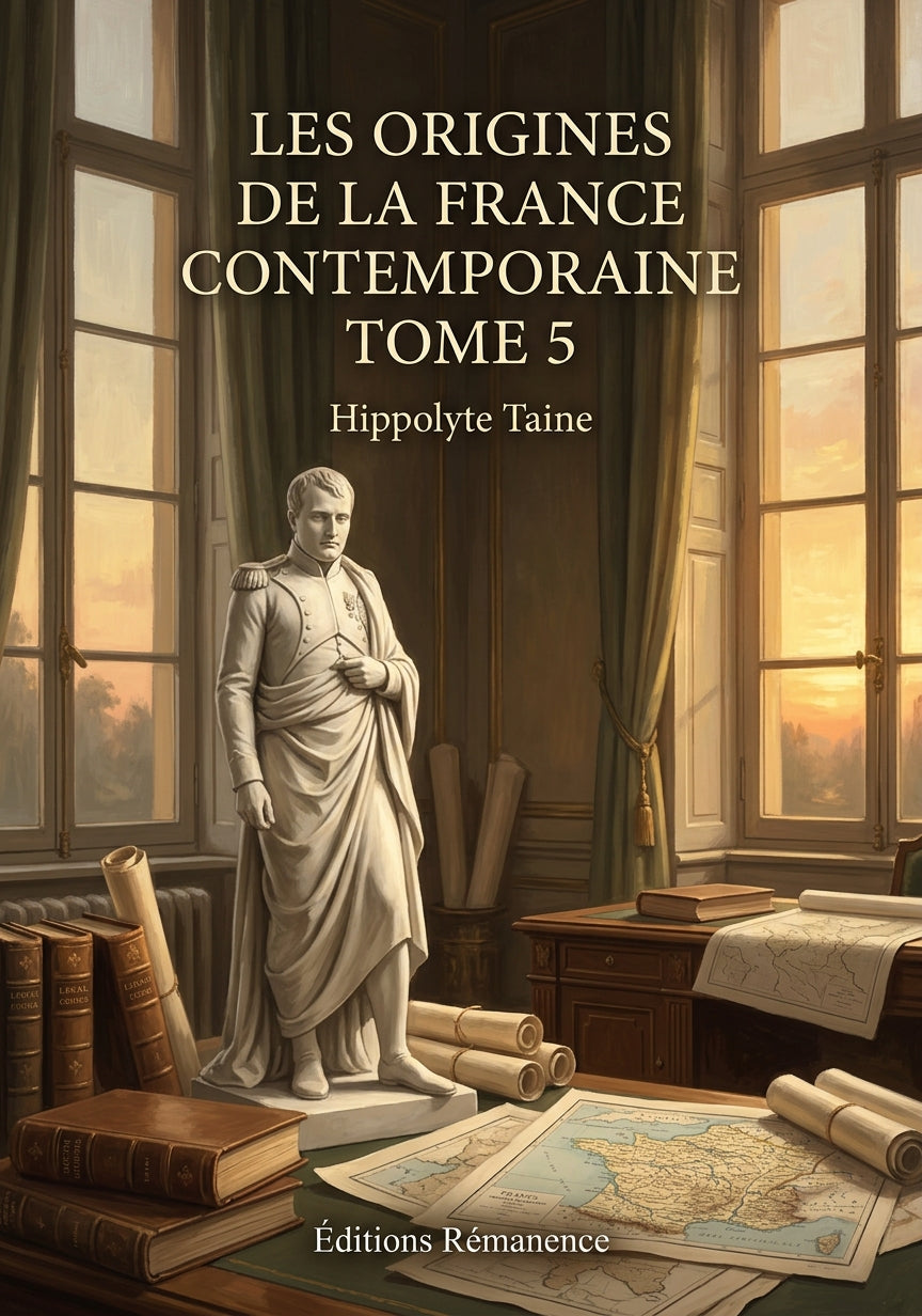 Les origines de la France contemporaine Tome 5 - Hippolyte Taine (Couverture)