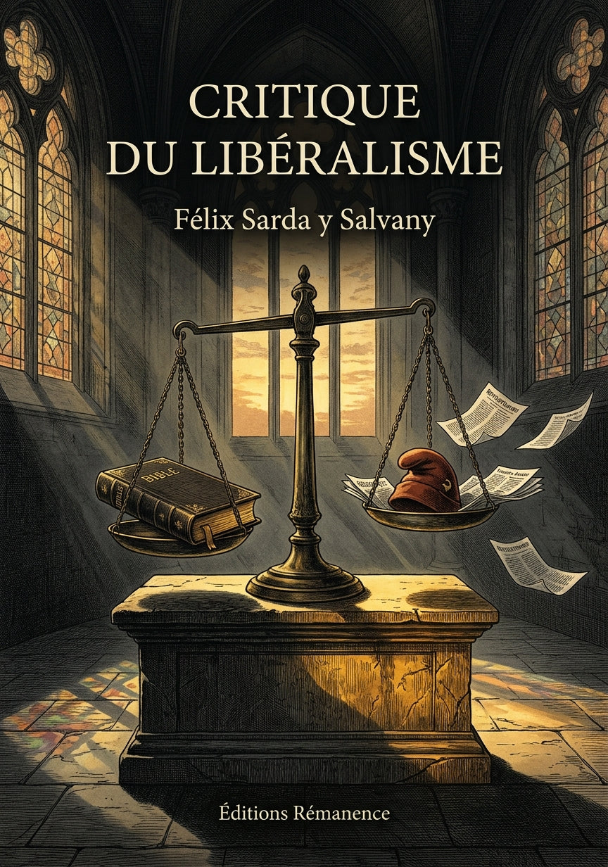 Critique du libéralisme - Félix Sarda y Salvany (Couverture)