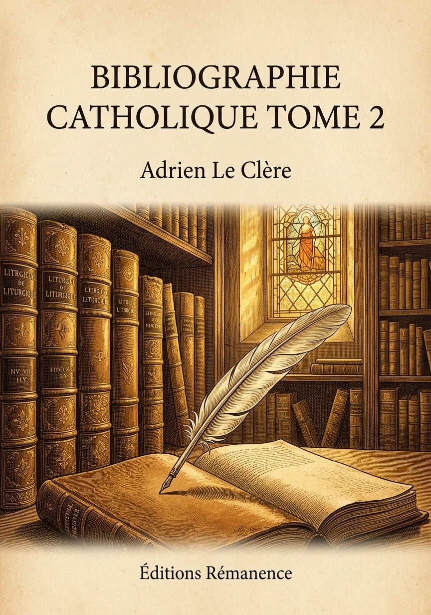 Bibliographie catholique Tome 2 - Adrien Le Clère (Couverture)