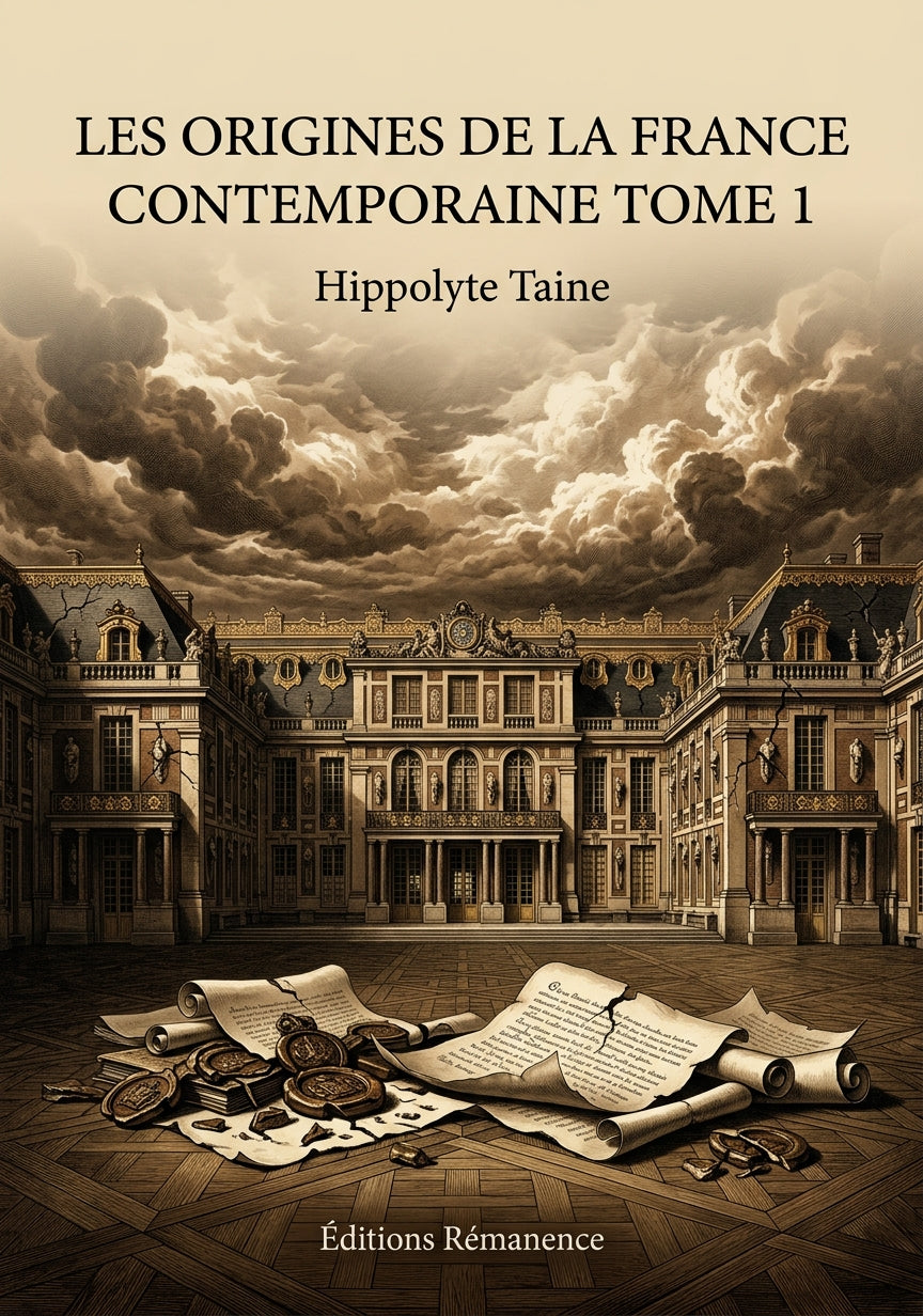 Les origines de la France contemporaine Tome 1 - Hippolyte Taine (Couverture)