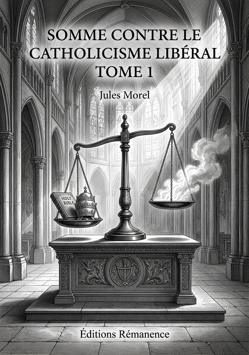 Somme contre le catholicisme libéral Tome 1 - Jules Morel (Couverture)