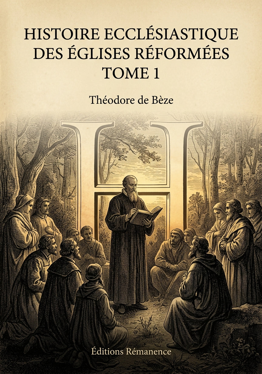 Histoire ecclésiastique des églises réformées Tome 1 - Théodore de Bèze (Couverture)