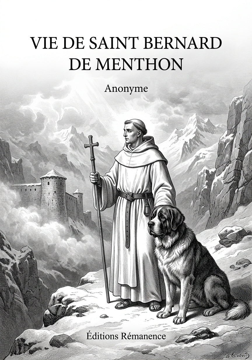 Vie de Saint Bernard de Menthon - Anonyme (Couverture)