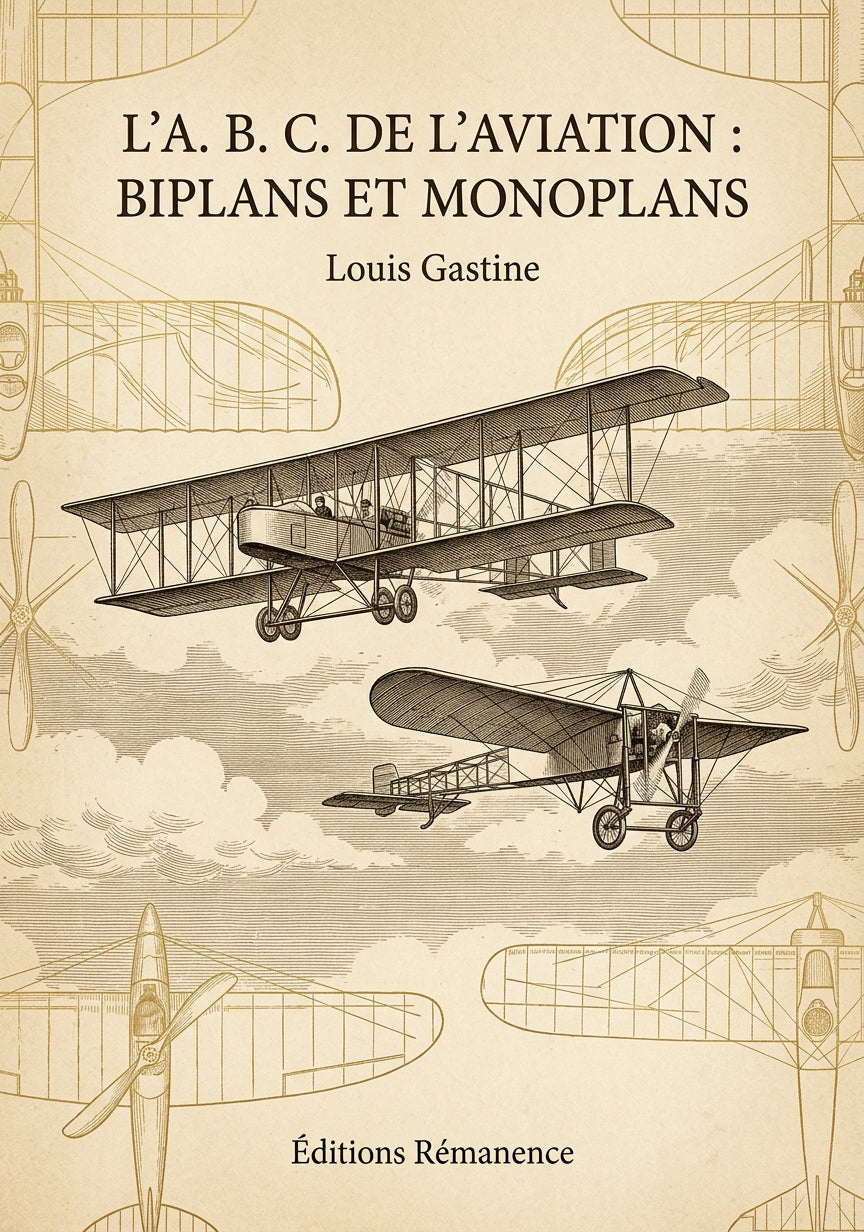 L'A. B. C. de l'aviation : Biplans et monoplans - Louis Gastine (Couverture)