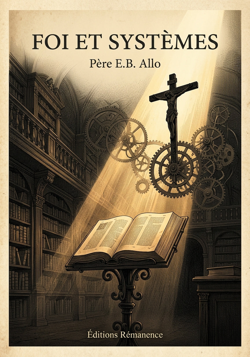 Foi et systèmes - Père E.B. Allo (Couverture)