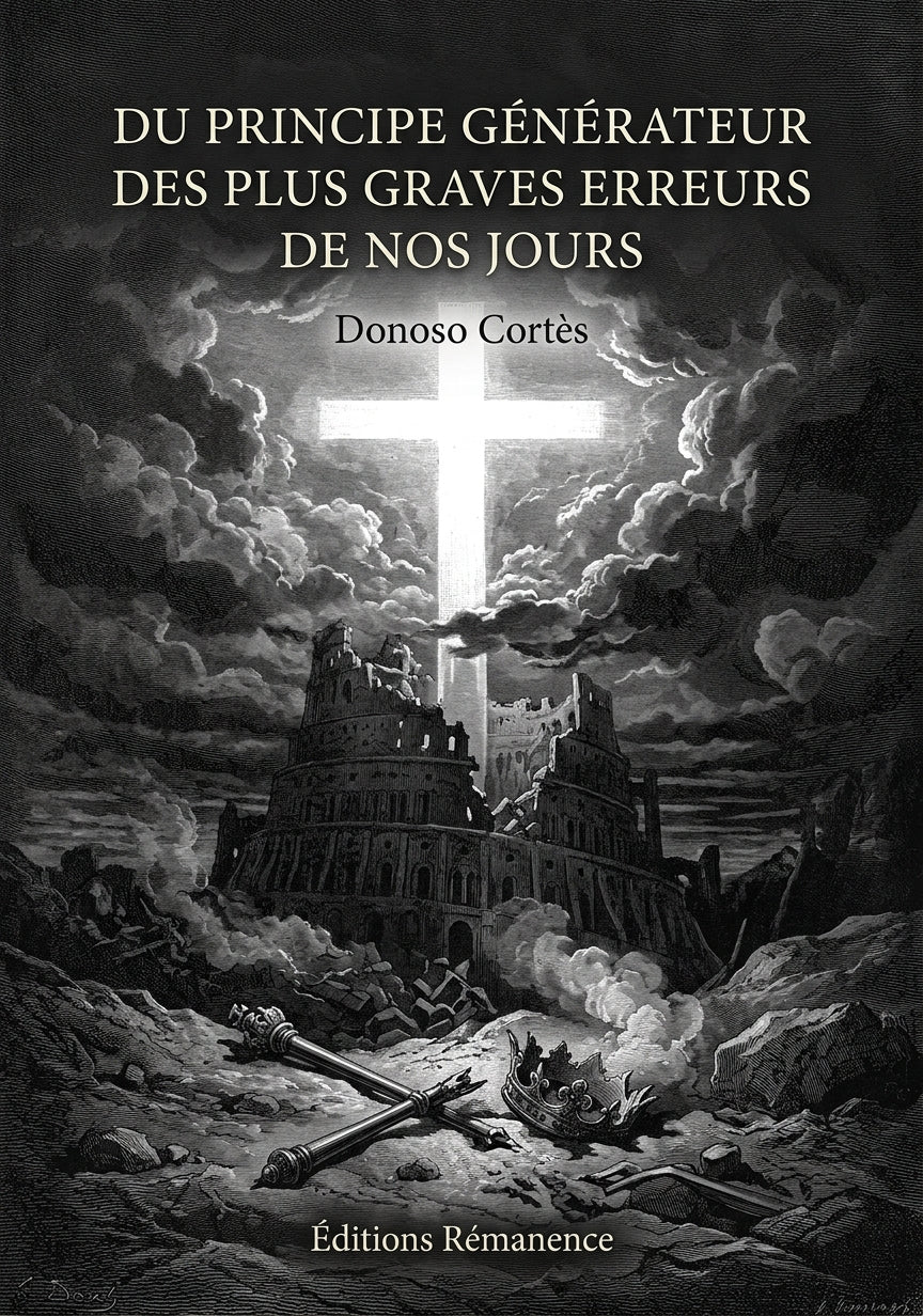 Du principe générateur des plus graves erreurs de nos jours - Donoso Cortès (Couverture)