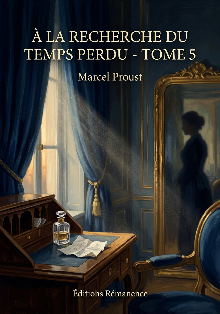 Livre À la recherche du temps perdu - Tome 5 par Marcel Proust - Couverture - Editions Remanence
