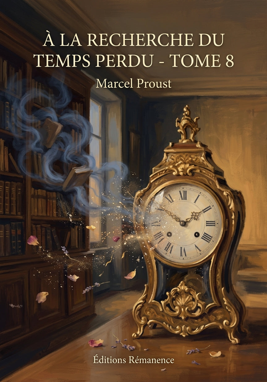 Livre À la recherche du temps perdu - Tome 8 par Marcel Proust - Couverture - Editions Remanence