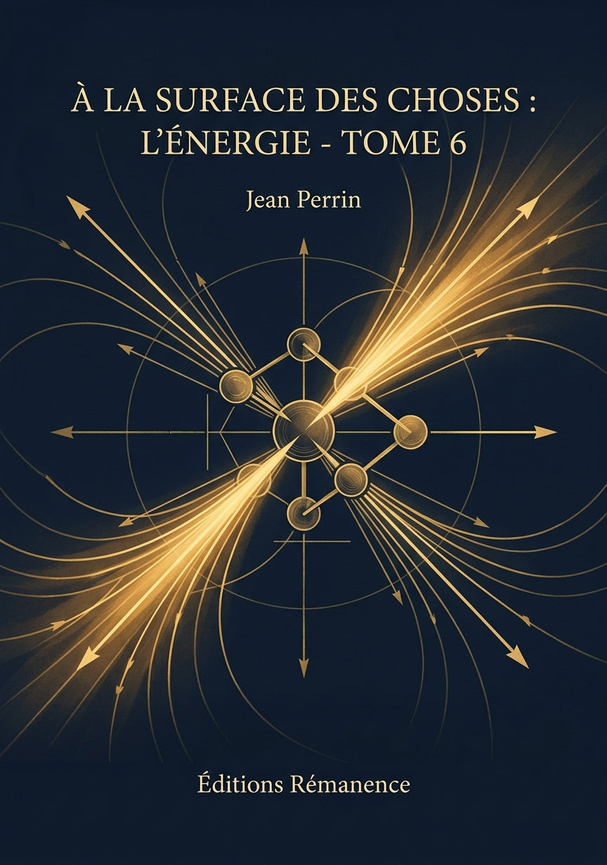 Livre À la surface des choses : L’énergie - Tome 6 par Jean Perrin - Couverture - Editions Remanence