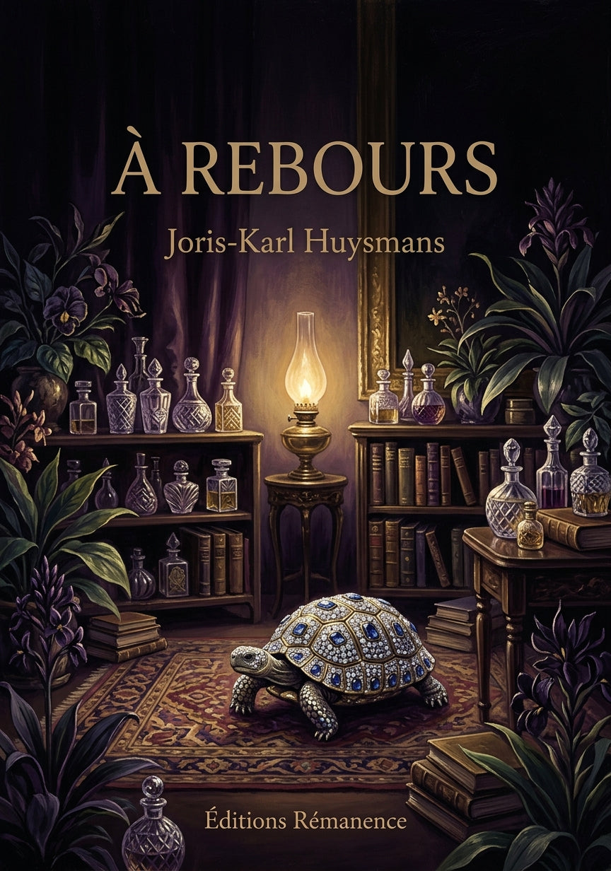 Livre À rebours par Joris-Karl Huysmans - Couverture - Editions Remanence