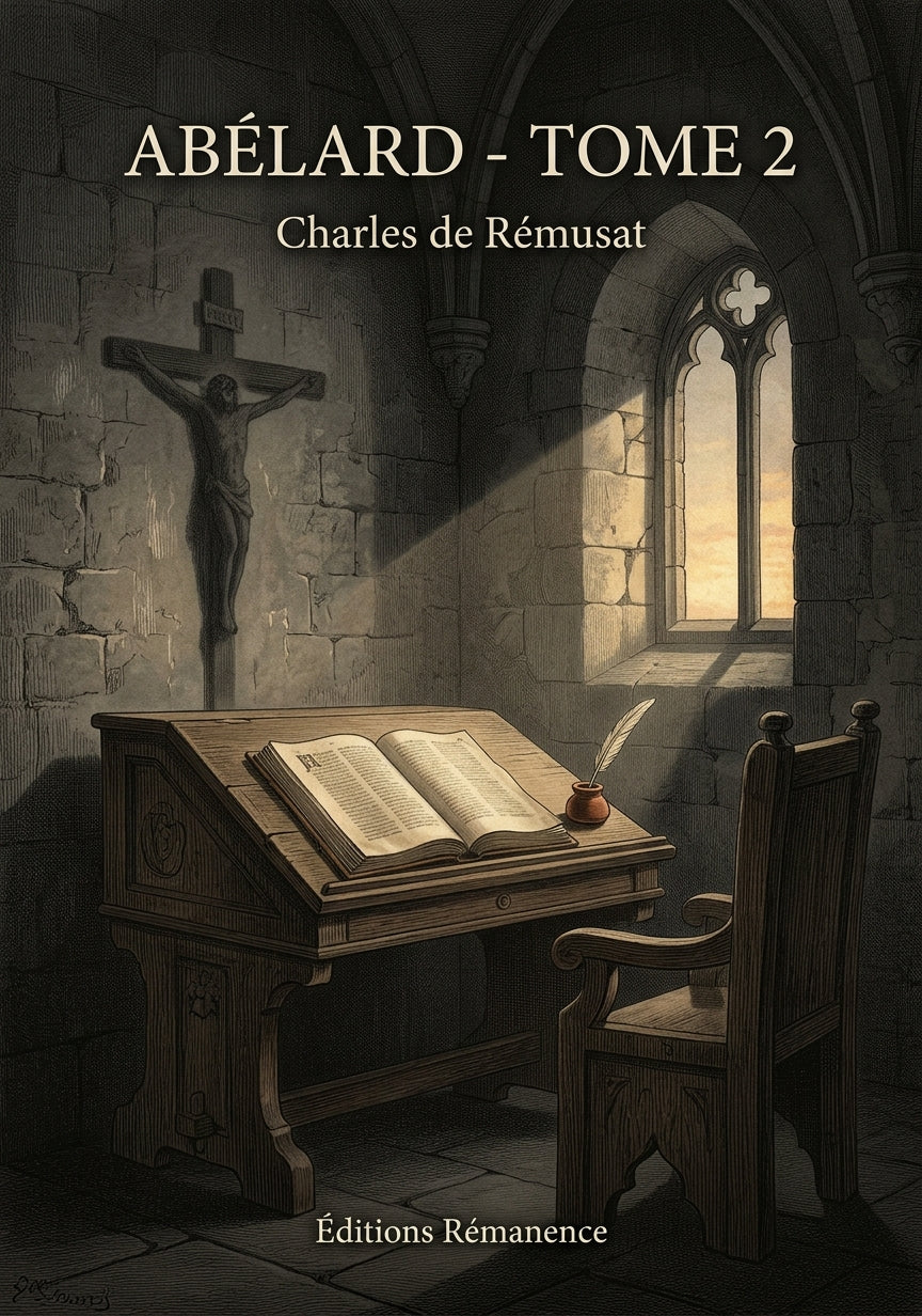 Livre Abélard - Tome 2 par Charles de Rémusat - Couverture - Editions Remanence