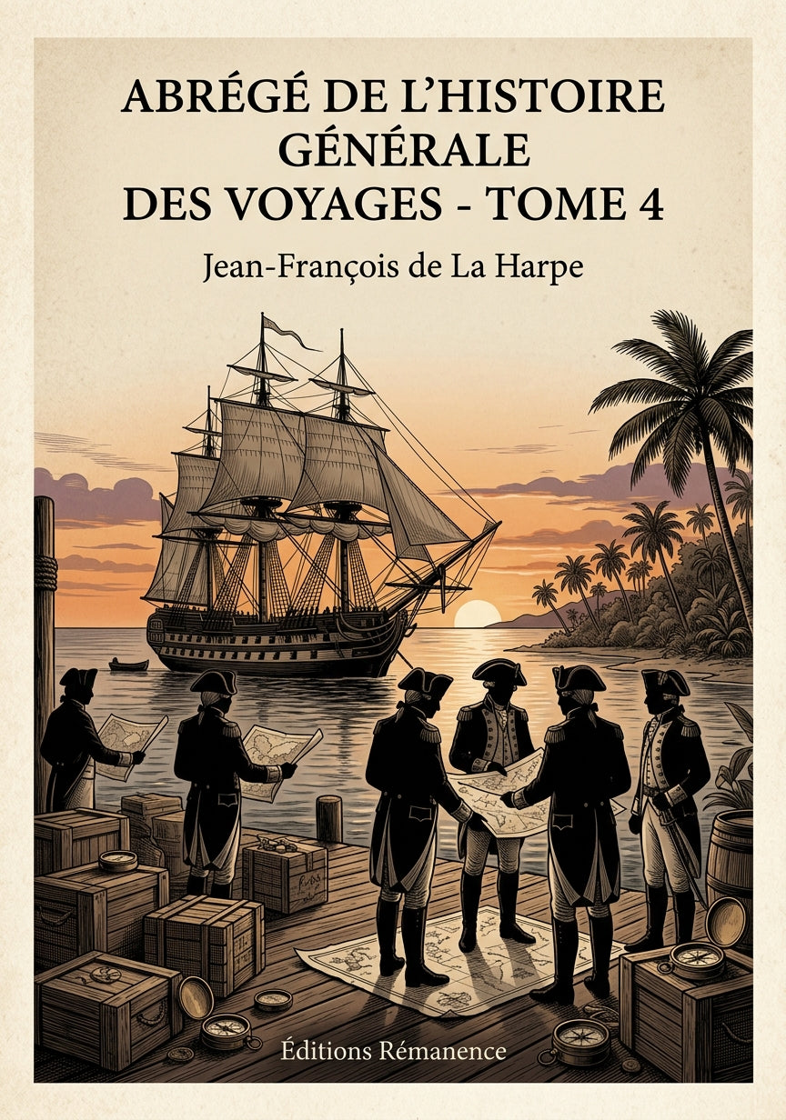 Abrégé de l'Histoire Générale des Voyages - Tome 4 - Jean-François de La Harpe (Couverture)
