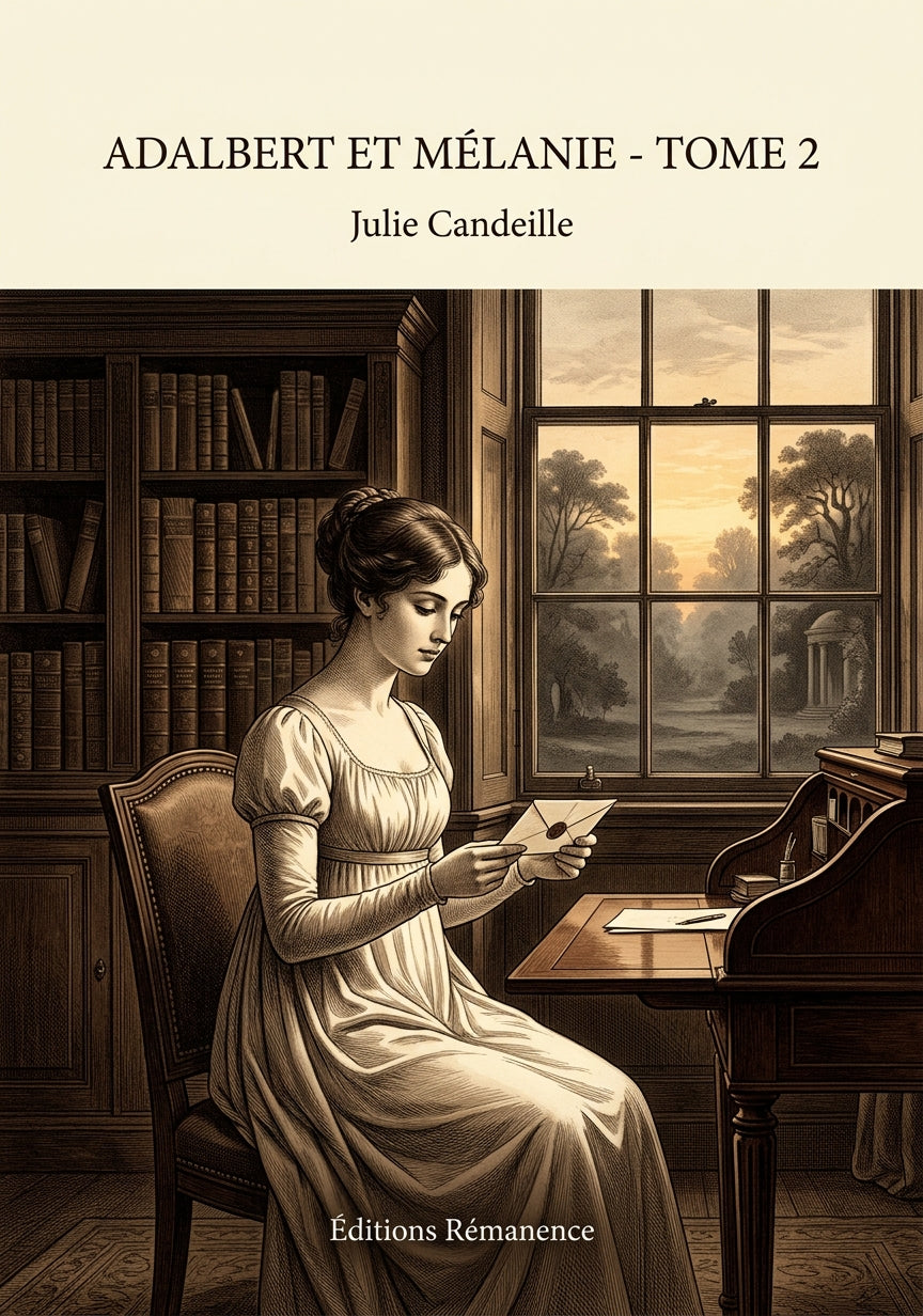 Livre Adalbert et Mélanie - Tome 2 par Julie Candeille - Couverture - Editions Remanence