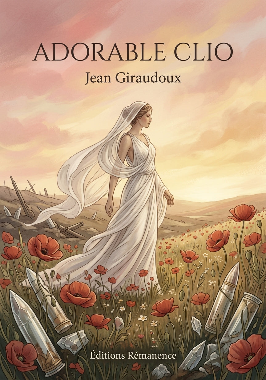 Livre Adorable Clio par Jean Giraudoux - Couverture - Editions Remanence