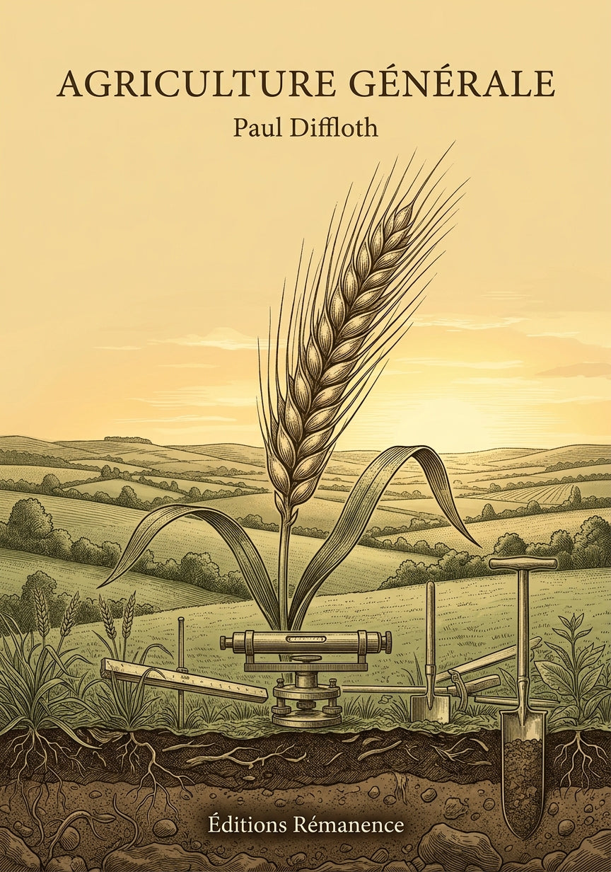 Livre Agriculture Générale par Paul Diffloth - Couverture - Editions Remanence