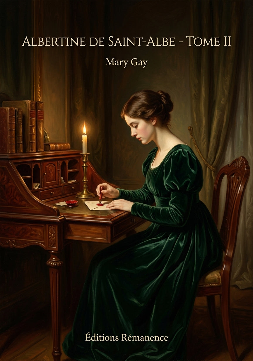 Livre Albertine de Saint-Albe - Tome II par Mary Gay - Couverture - Editions Remanence