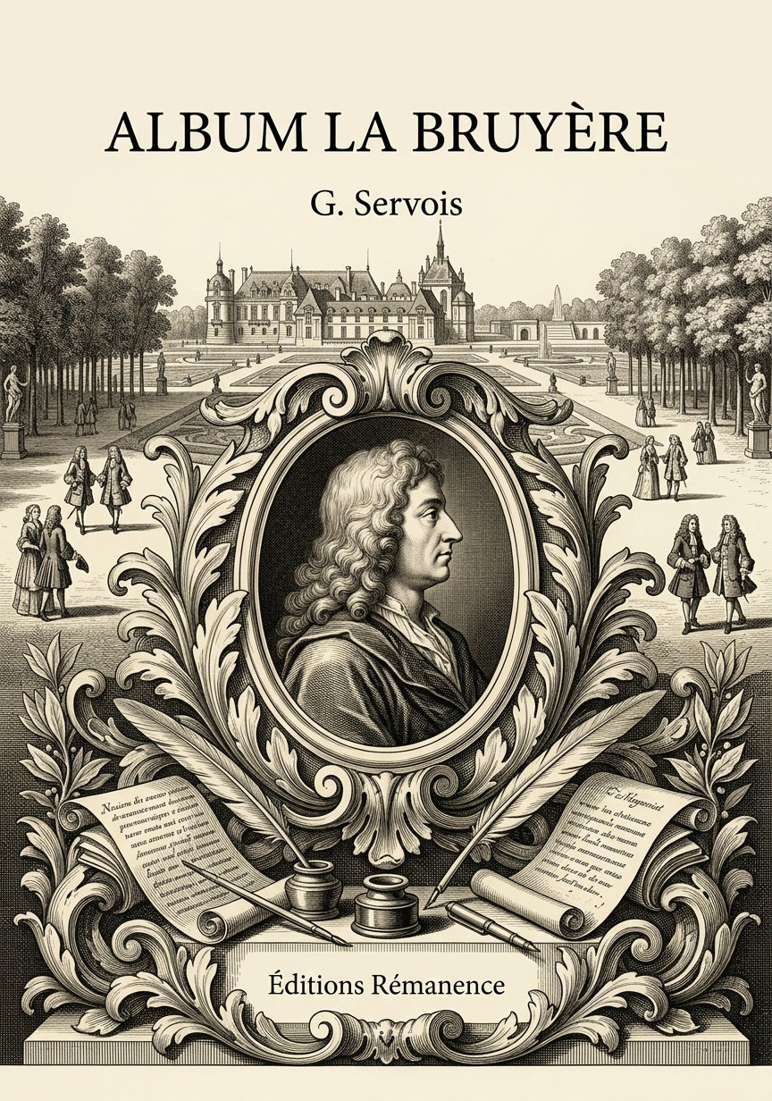 Livre Album La Bruyère par G. Servois - Couverture - Editions Remanence