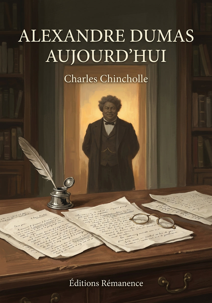 Livre Alexandre Dumas aujourd’hui par Charles Chincholle - Couverture - Editions Remanence