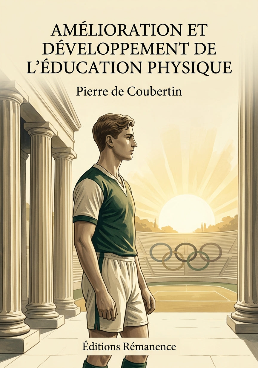 Livre Amélioration et développement de l’éducation physique par Pierre de Coubertin - Couverture - Editions Remanence
