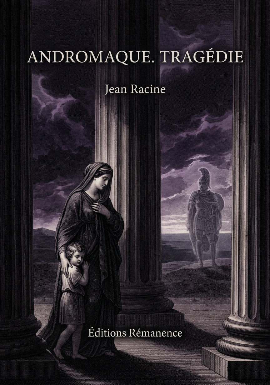 Livre Andromaque. Tragédie par Jean Racine - Couverture - Editions Remanence