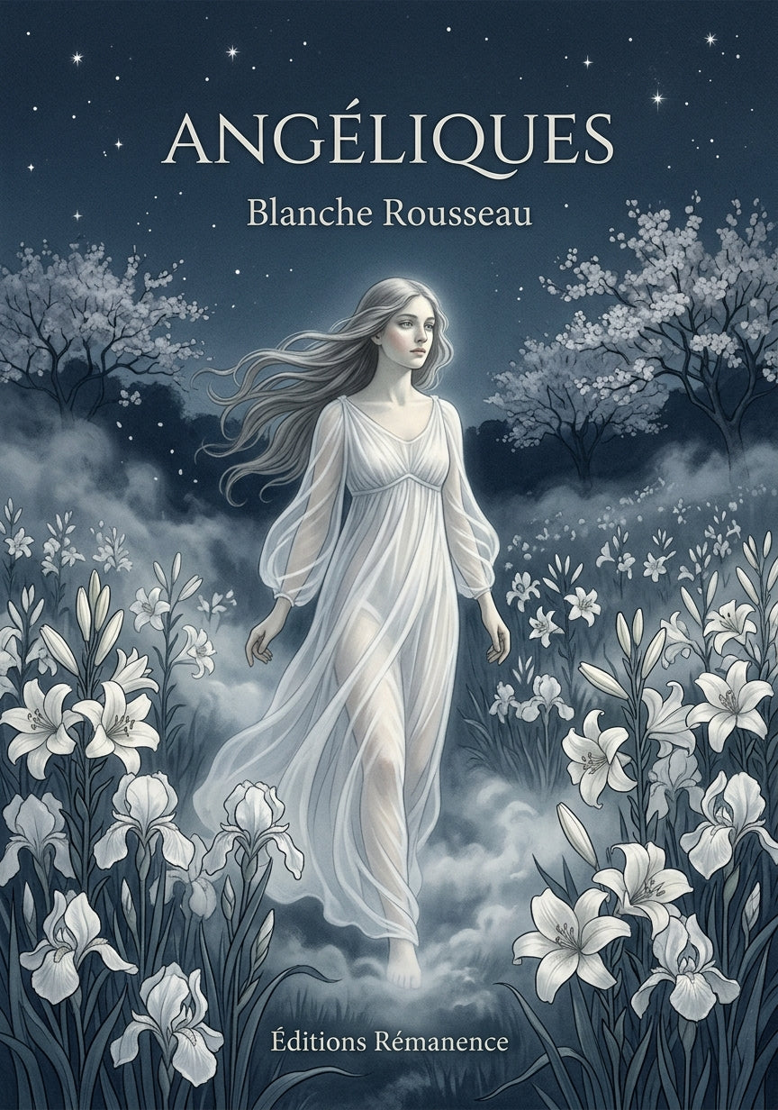 Livre Angéliques par Blanche Rousseau - Couverture - Editions Remanence