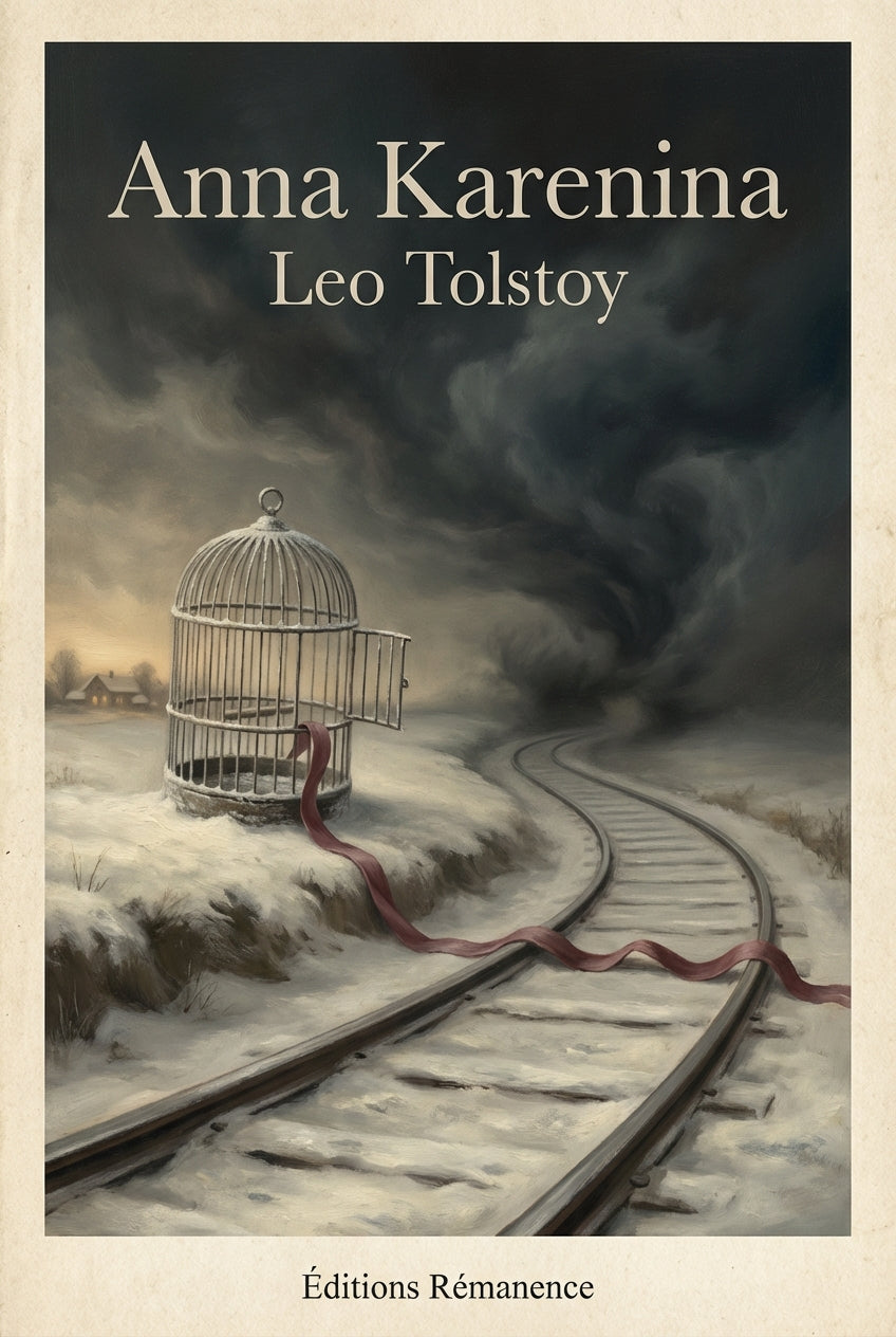 Cover of Anna Karenina by Leo Tolstoy - Éditions Rémanence