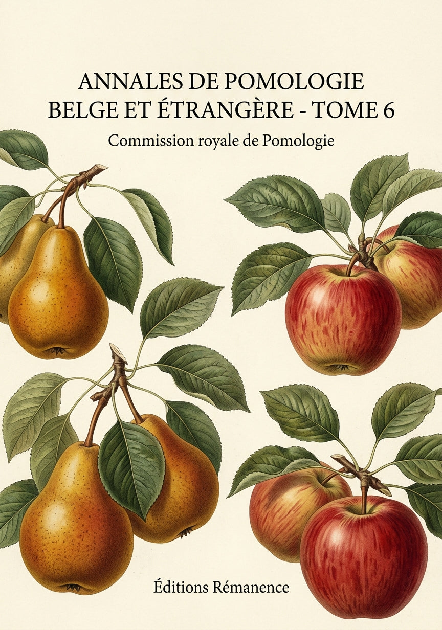 Livre Annales de pomologie belge et étrangère - Tome 6 par Commission royale de Pomologie - Couverture - Editions Remanence