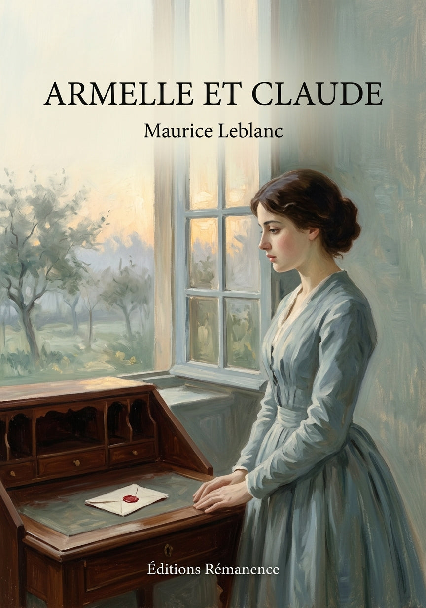 Livre Armelle et Claude par Maurice Leblanc - Couverture - Editions Remanence