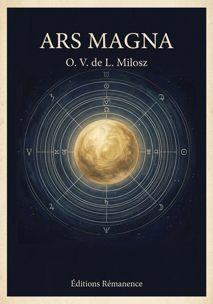 Ars magna - O. V. de L. Milosz (Couverture)