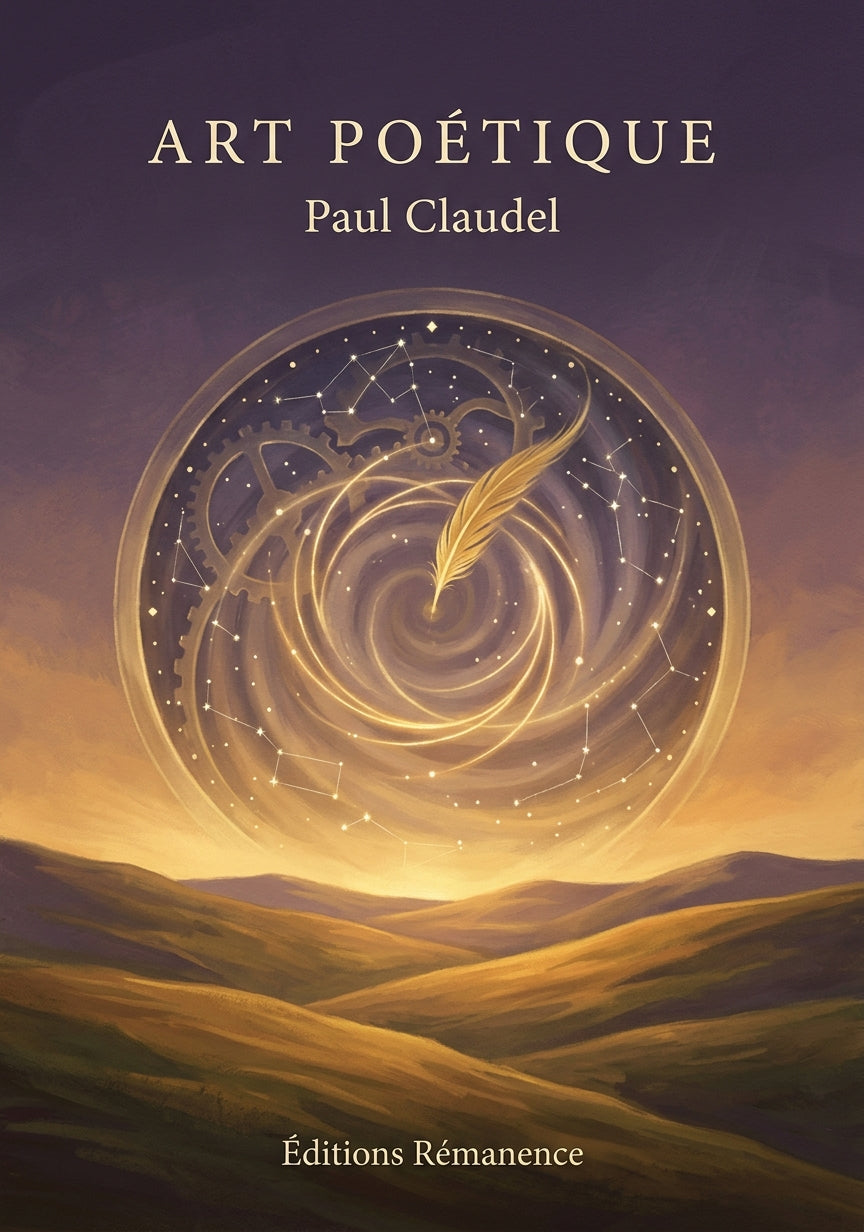 Livre Art Poétique par Paul Claudel - Couverture - Editions Remanence