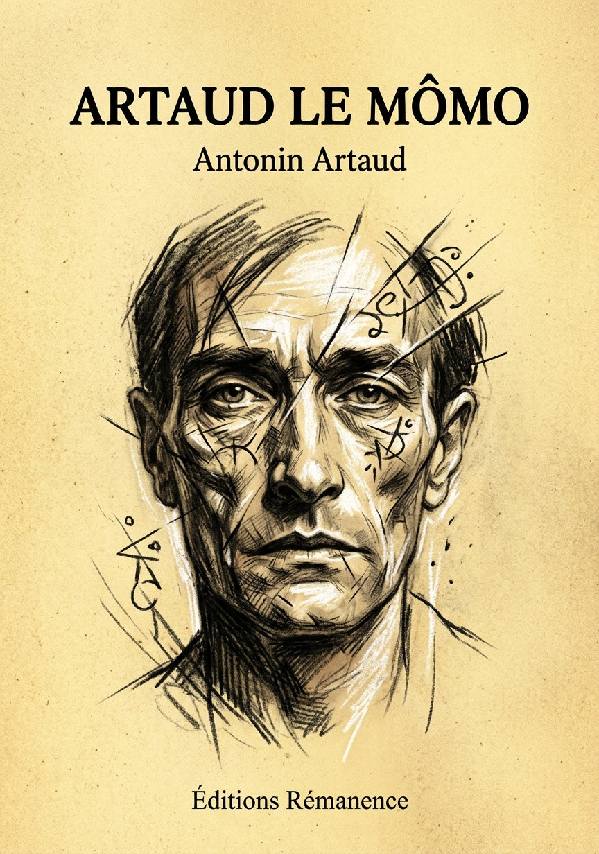 Livre Artaud le Mômo par Antonin Artaud - Couverture - Editions Remanence