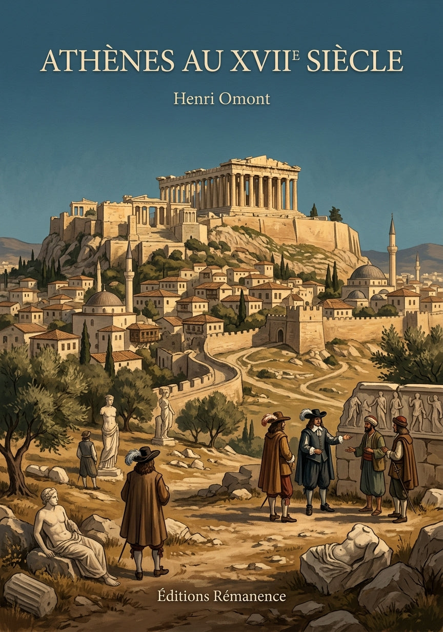 Livre Athènes au XVIIe siècle par Henri Omont - Couverture - Editions Remanence