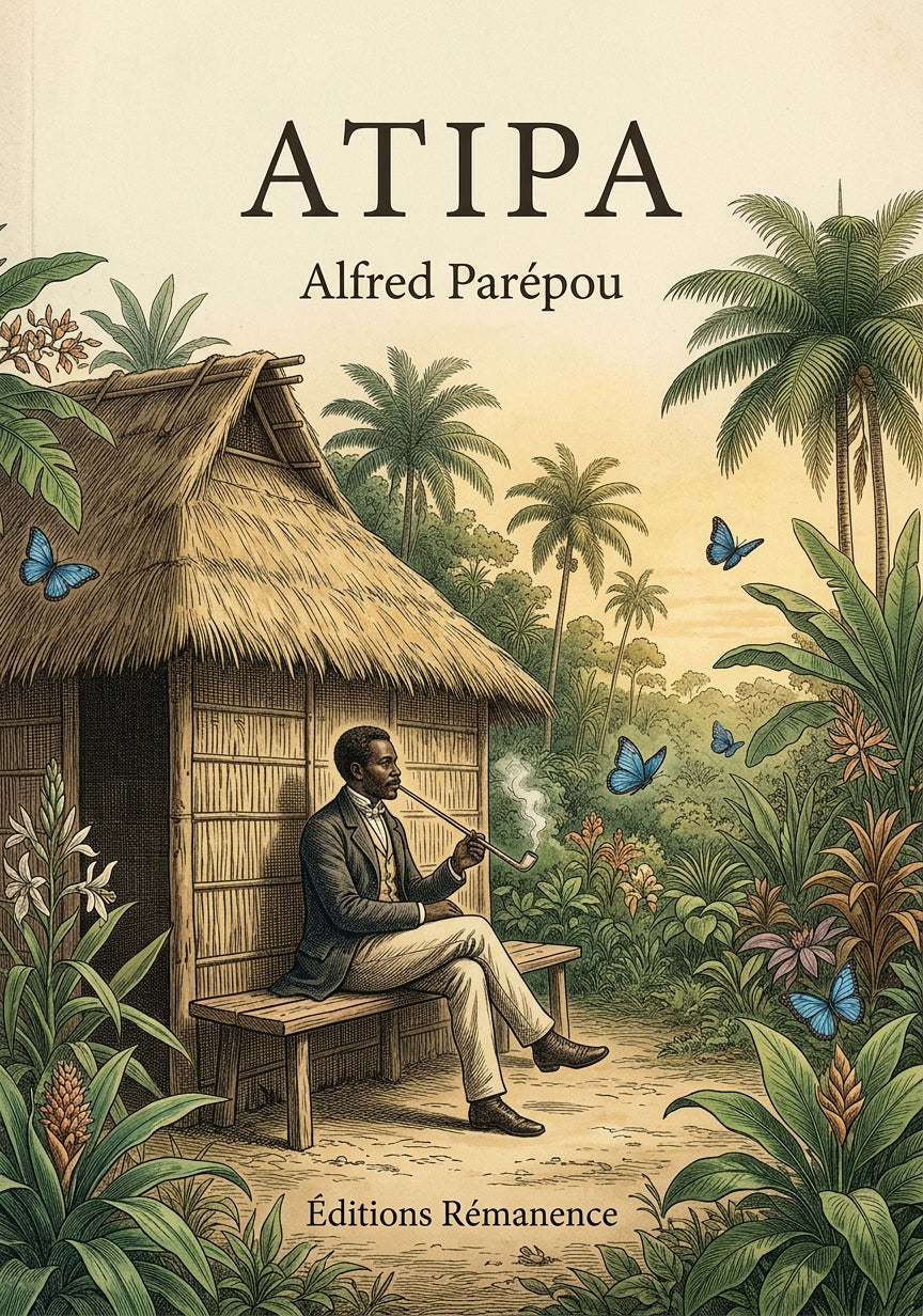 Livre Atipa par Alfred Parépou - Couverture - Editions Remanence