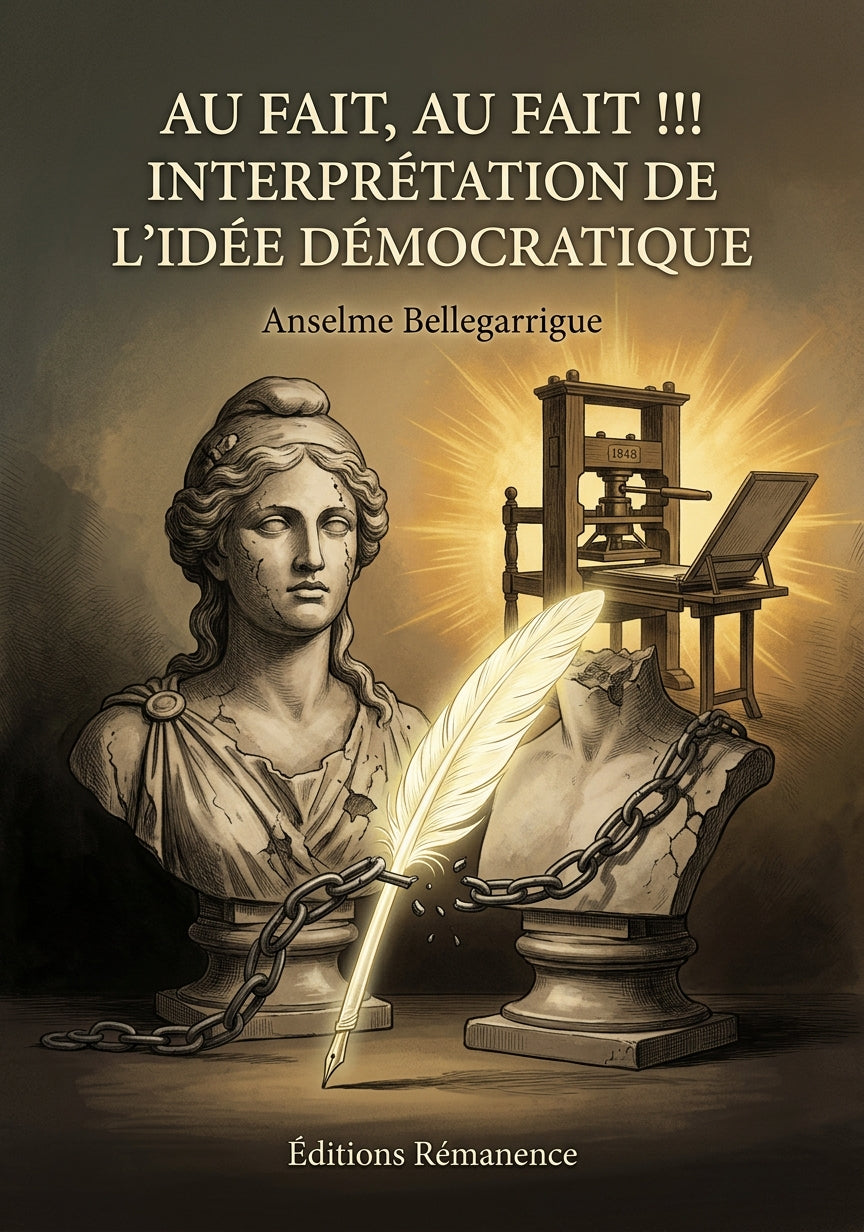 Livre Au fait, au fait !!! Interprétation de l’idée démocratique par Anselme Bellegarrigue - Couverture - Editions Remanence