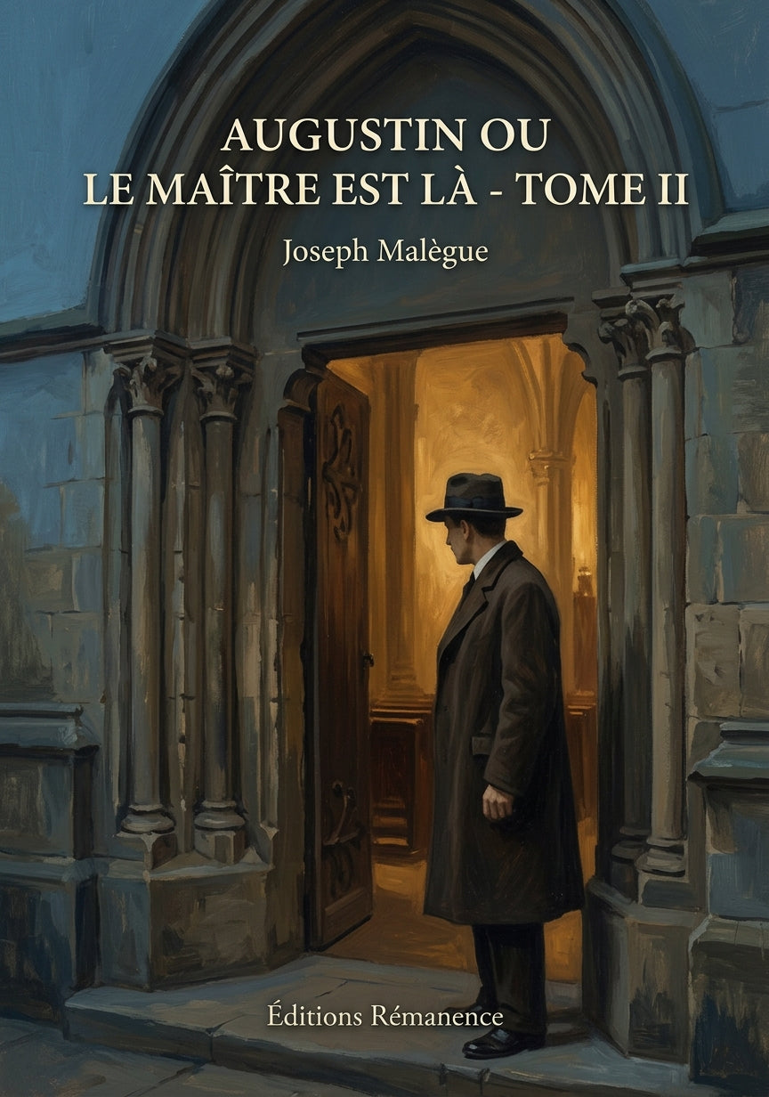 Livre Augustin ou le Maître est là - Tome II par Joseph Malègue - Couverture - Editions Remanence
