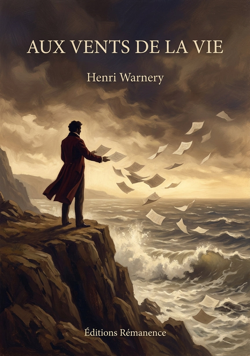 Livre Aux Vents de la vie par Henri Warnery - Couverture - Editions Remanence