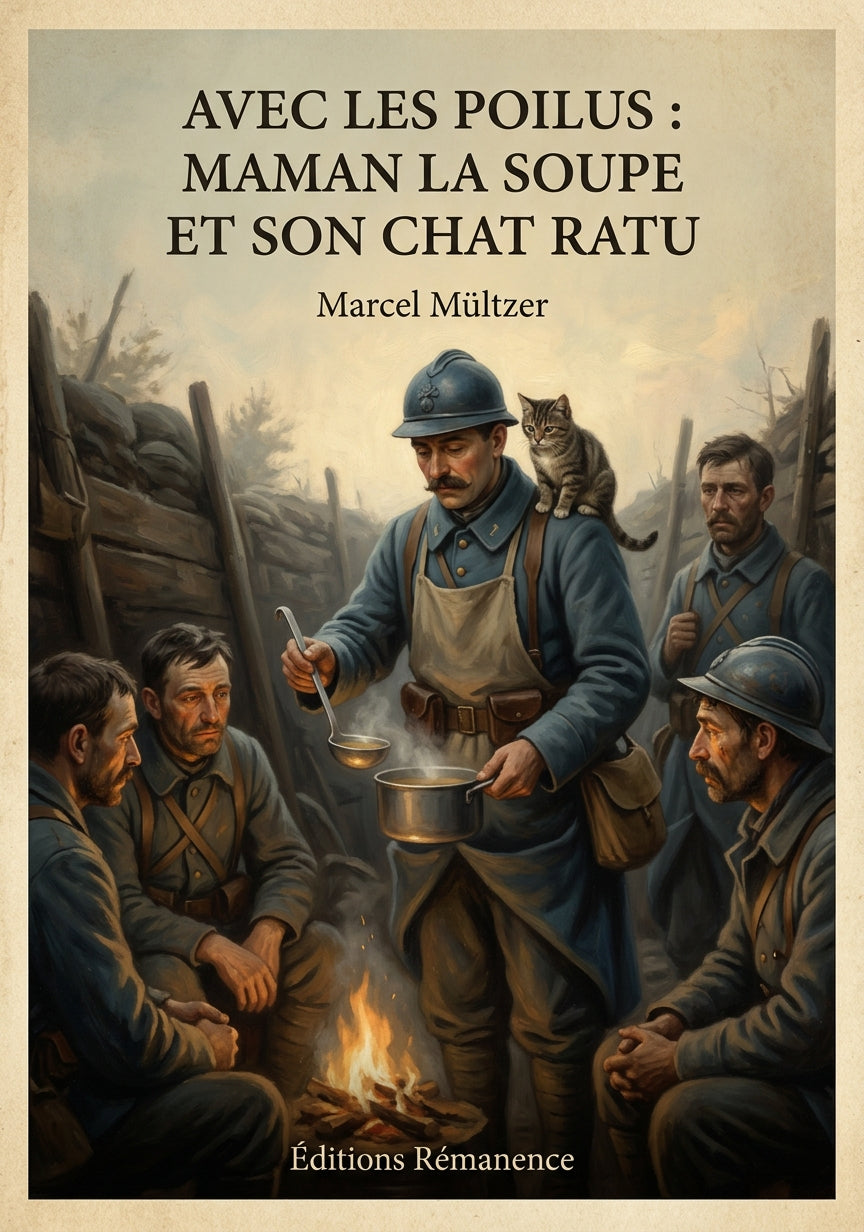Avec les Poilus : Maman la Soupe et son chat Ratu - Marcel Mültzer (Couverture)