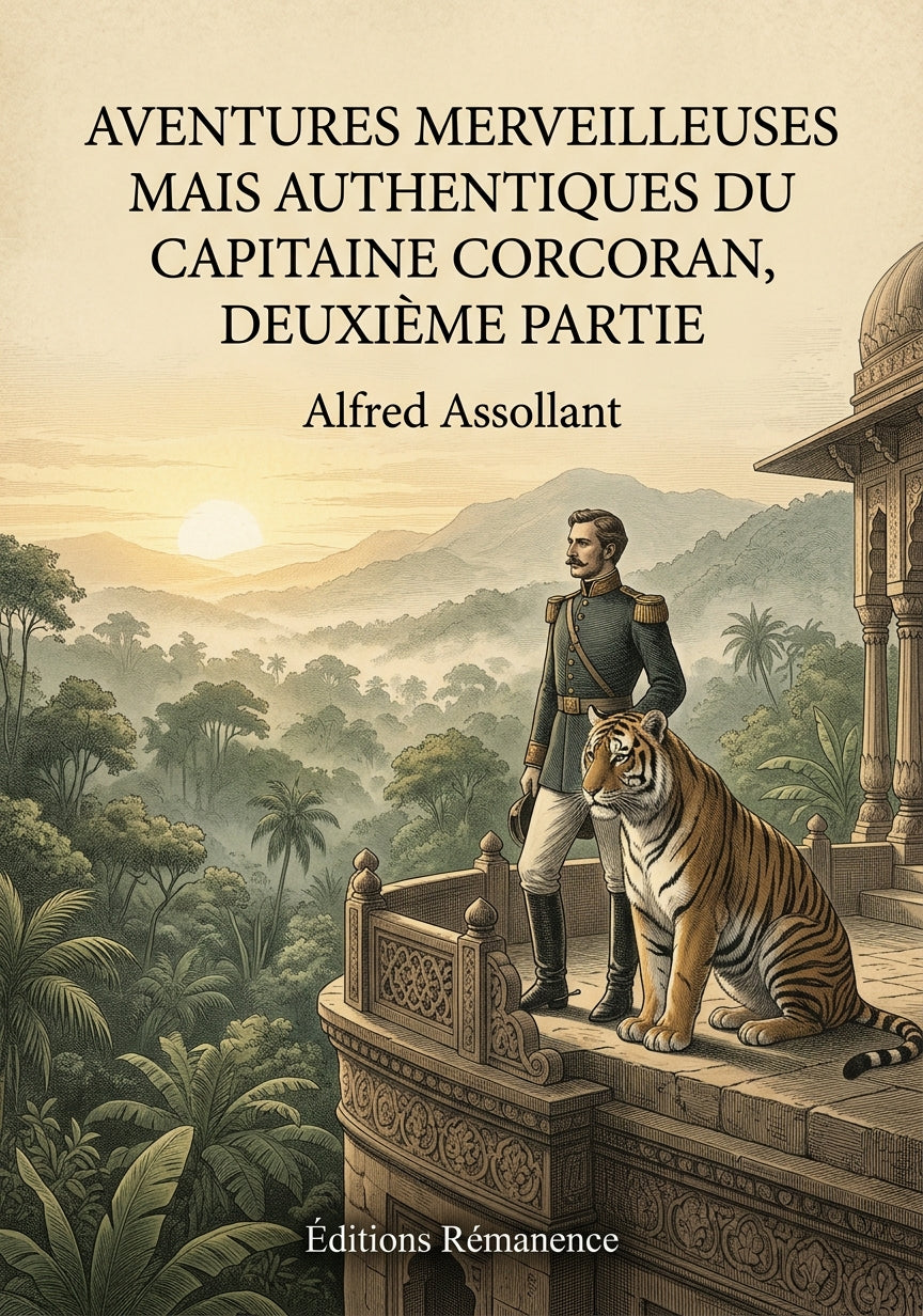 Aventures merveilleuses mais authentiques du capitaine Corcoran, Deuxième partie - Alfred Assollant (Couverture)