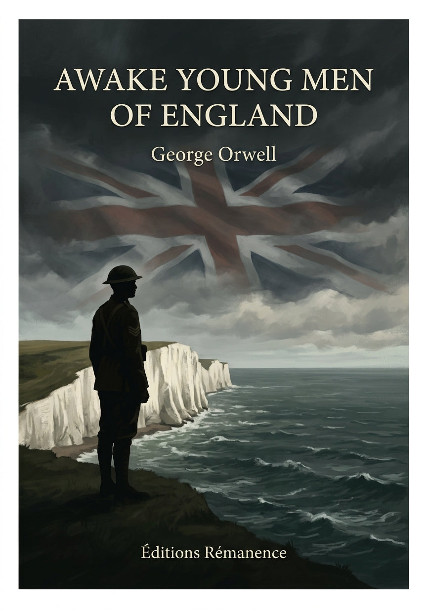Livre Awake Young Men of England par George Orwell - Couverture - Editions Remanence