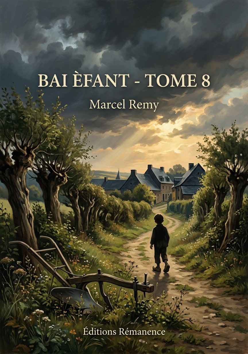 Livre Bai èfant - Tome 8 par Marcel Remy - Couverture - Editions Remanence