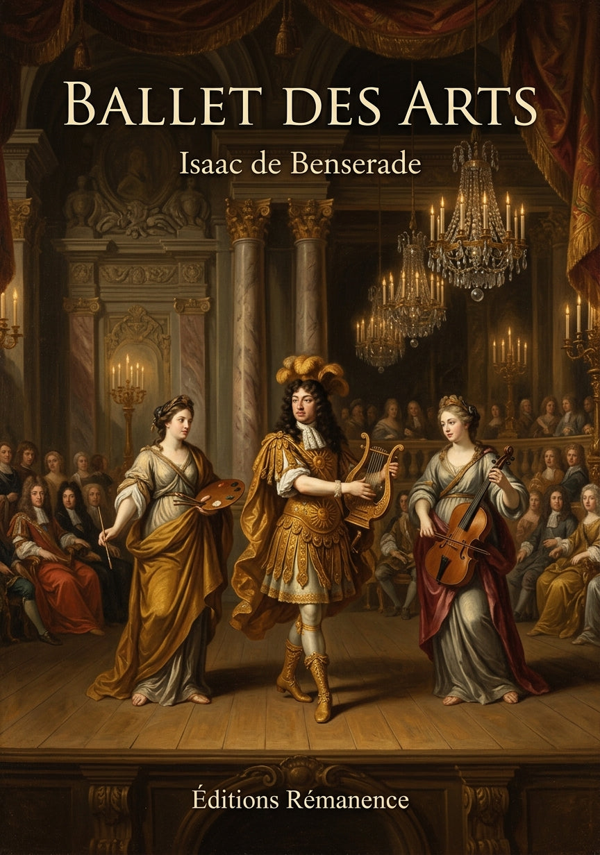 Livre Ballet des Arts par Isaac de Benserade - Couverture - Editions Remanence