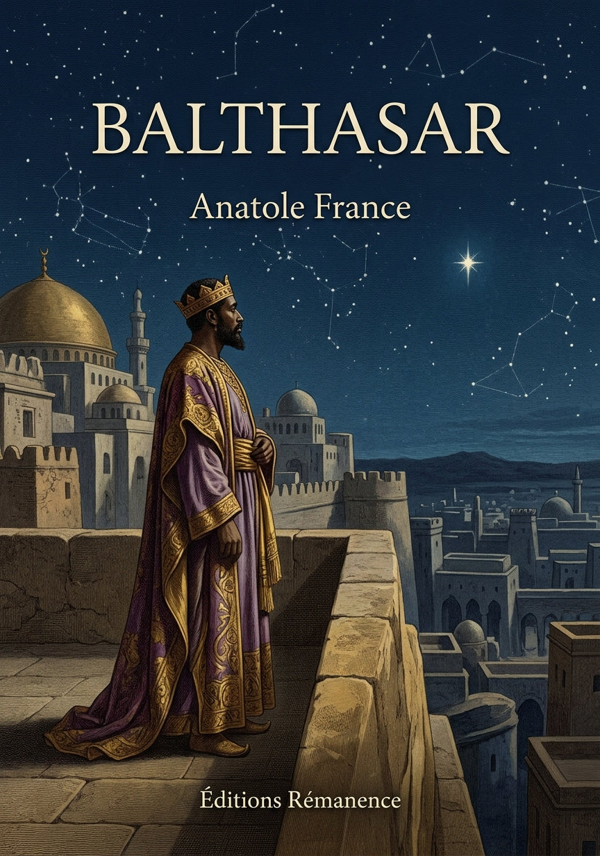 Livre Balthasar par Anatole France - Couverture - Editions Remanence