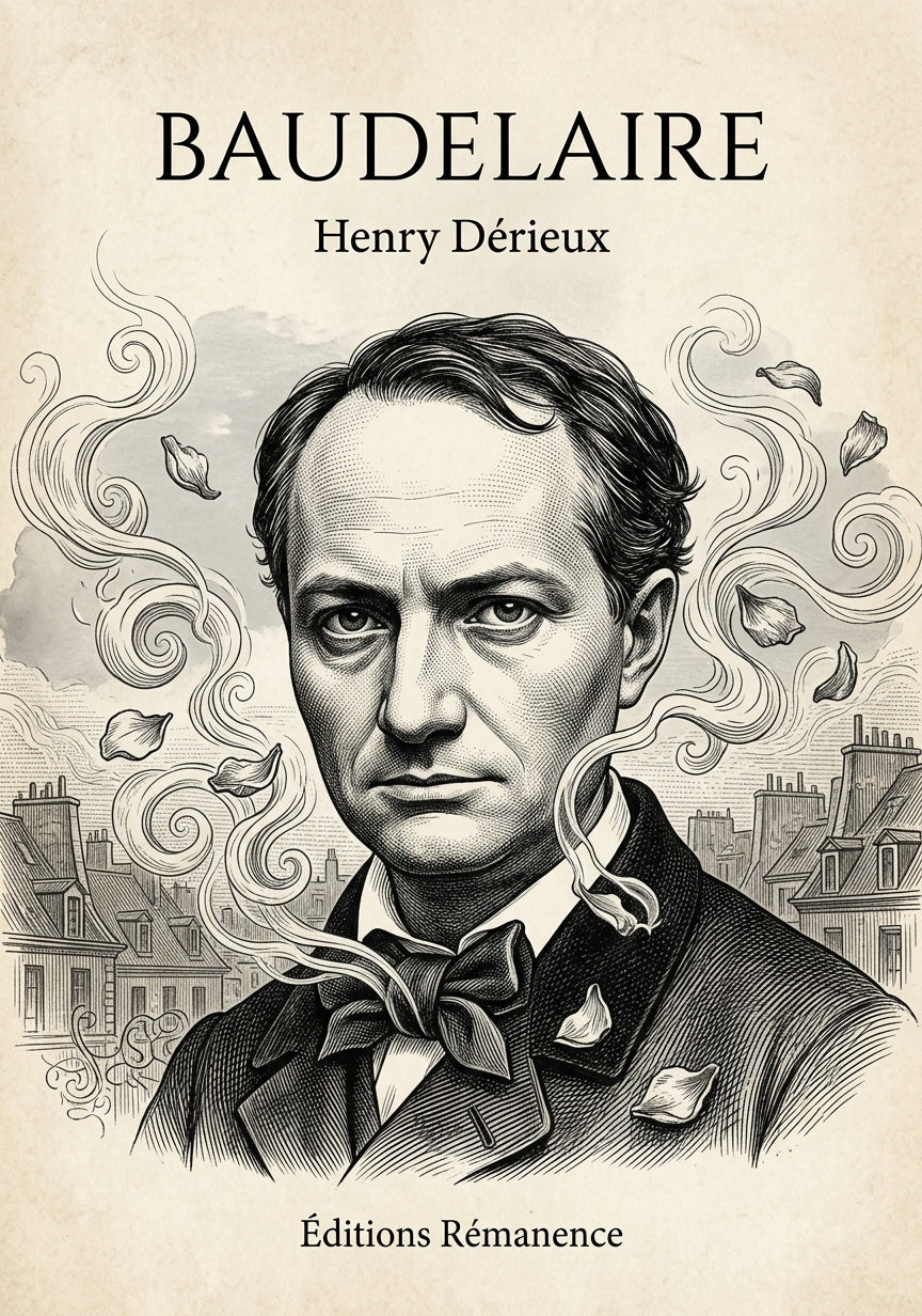 Livre Baudelaire par Henry Dérieux - Couverture - Editions Remanence