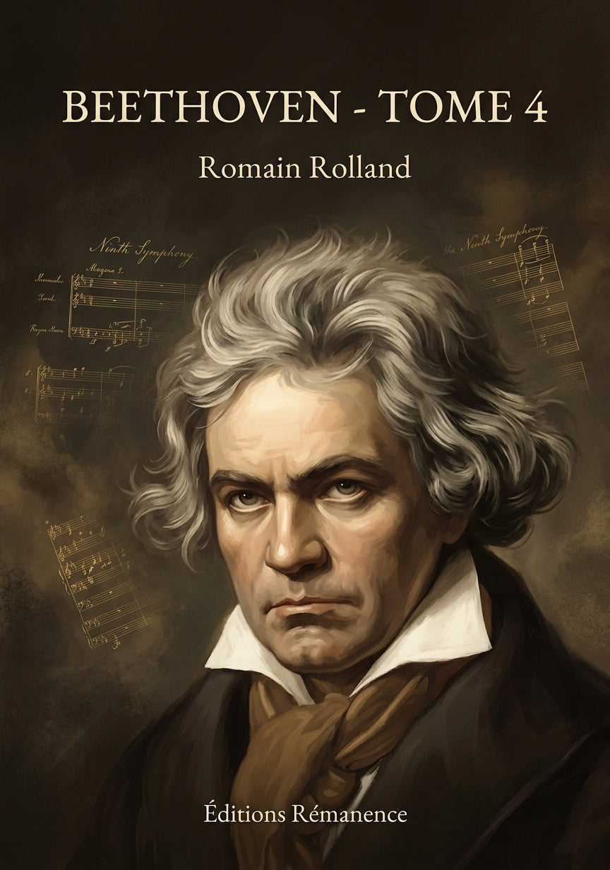 Livre Beethoven - Tome 4 par Romain Rolland - Couverture - Editions Remanence