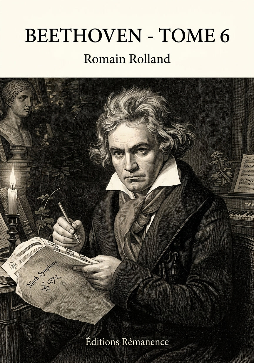 Livre Beethoven - Tome 6 par Romain Rolland - Couverture - Editions Remanence